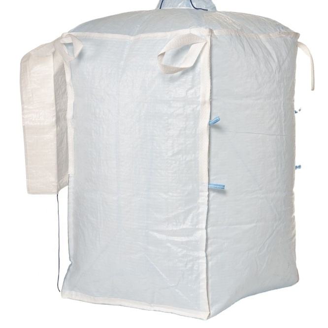 Venta de fábrica 1000kg 100% New PP Woven Big Bags Cross Corner Loops 1000kg Jumbo Bag