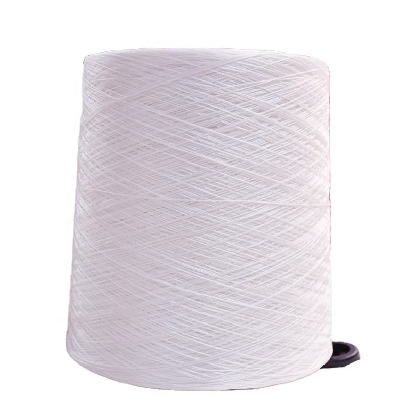 Wholesale Factory supply 600d White High Tenacity Pp Yarn Pp Multifilament Polypropylene Spun Yarn PP twist thread