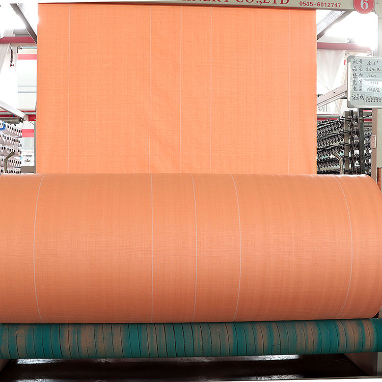 Factory Price PP woven fabric roll tubular fabric roll with different color beige white blue yellow width from 1.2m to 2.2m