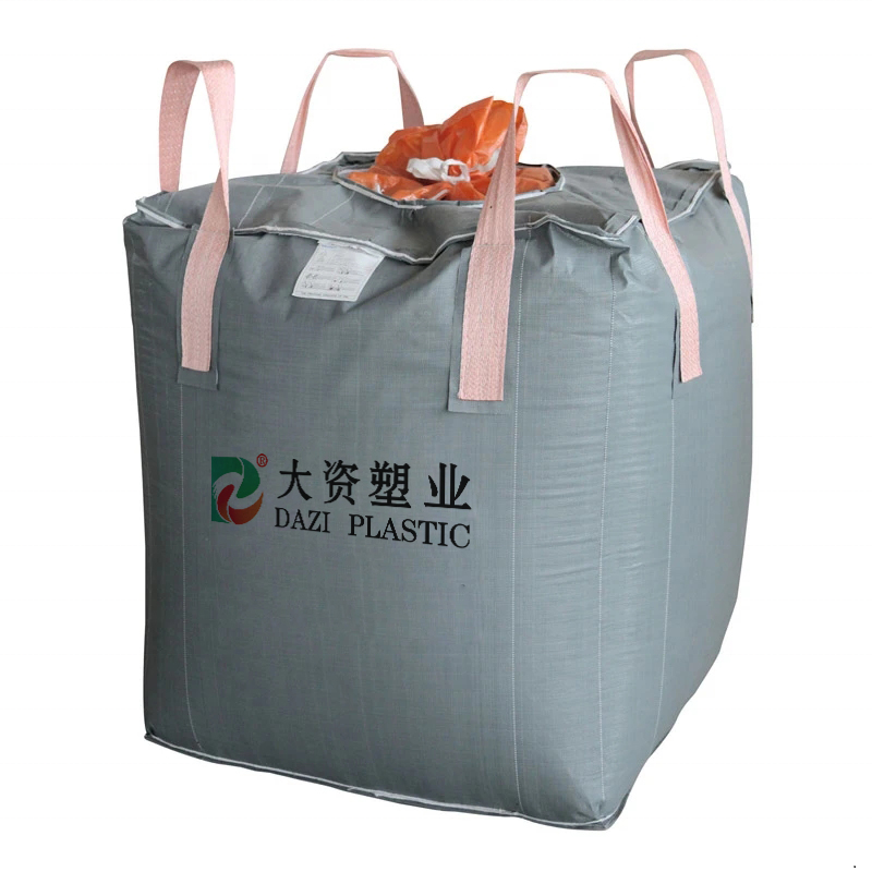 Big Bags for Packing Potato 1000kgs Top Skirt Pcs Flat Color Printing Fibc Bulk Food Bag Grade-002 Breathable with Spout Dazi