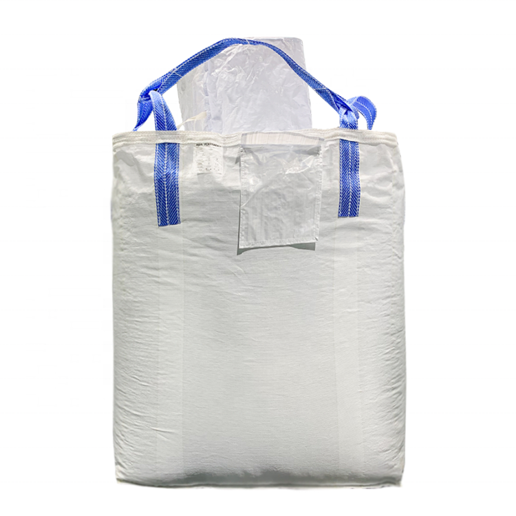 Food Grade PP Big Bag 1 Ton Bulk Bag with Top Filling Spout, Jumbo Big Bag 1500kg/2000kg Factory Direct Sale