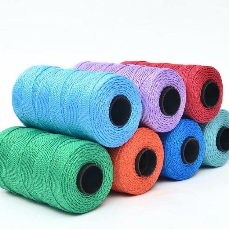 China Dazi plastic colorful PP 450D/40F 600D/80F Knitting straight polypropylene sewing thread for fabric