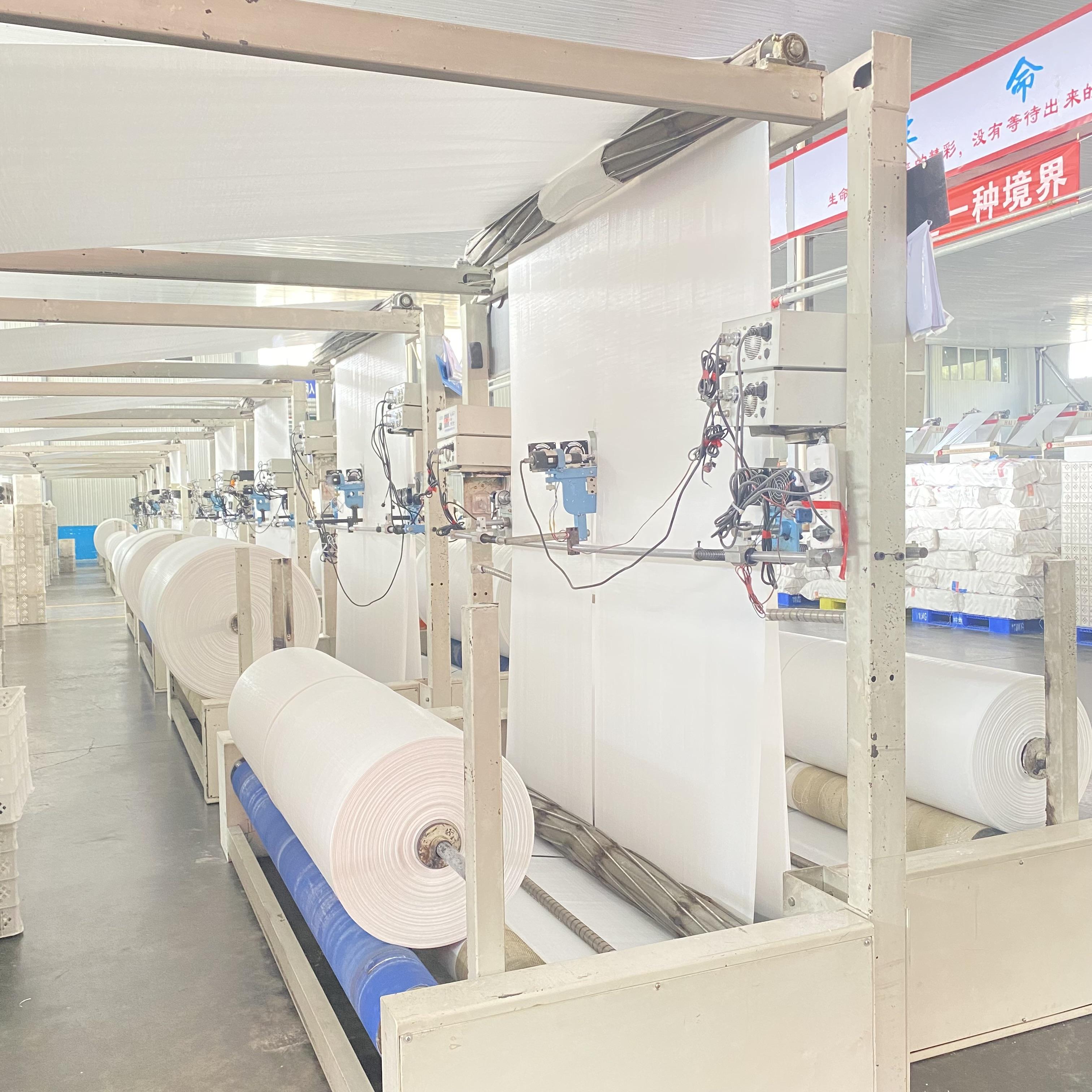 Factory Sell Pp Woven Raffia Tubular Fabric Bag In Roll for 1000kg Jumbo Bags Roll