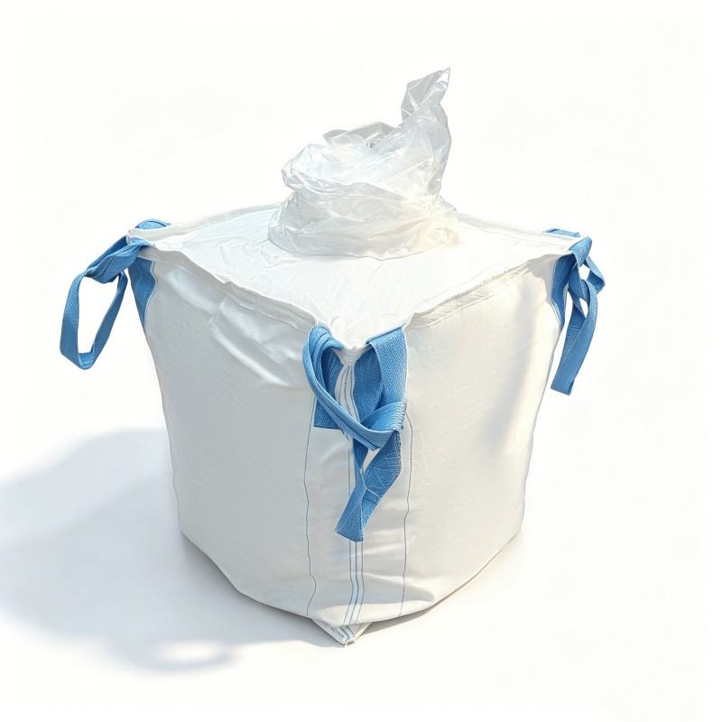Custom Spout FIBC Bulk Bags to Reduce Powder Residue & Dust Emission