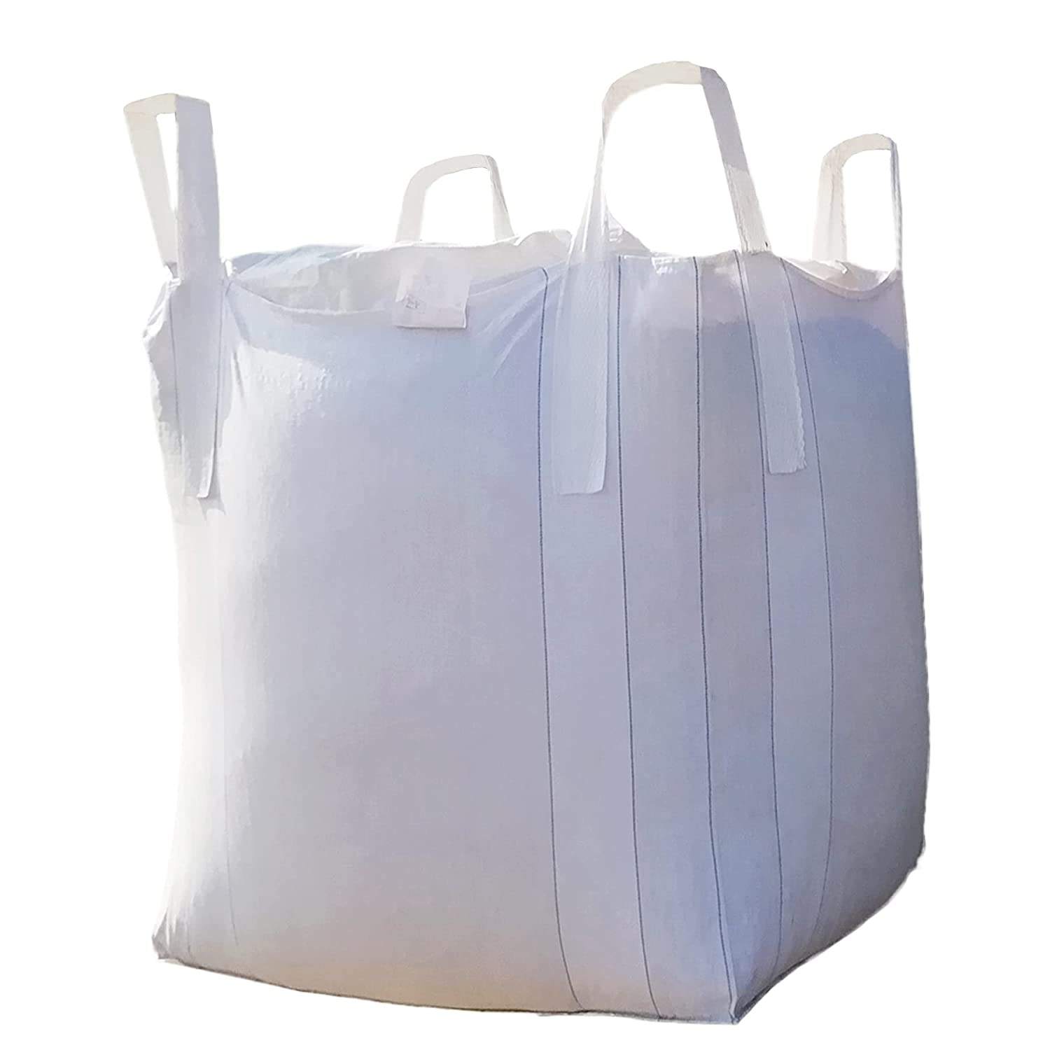 Bolsas jumbo FIBC con descarga inferior personalizada: descarga rápida para fábricas de materia prima plástica
