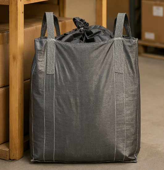 Bolsas gigantes FIBC con tratamiento anti-UV: ideales para el almacenamiento exterior de pellets de materia prima plástica