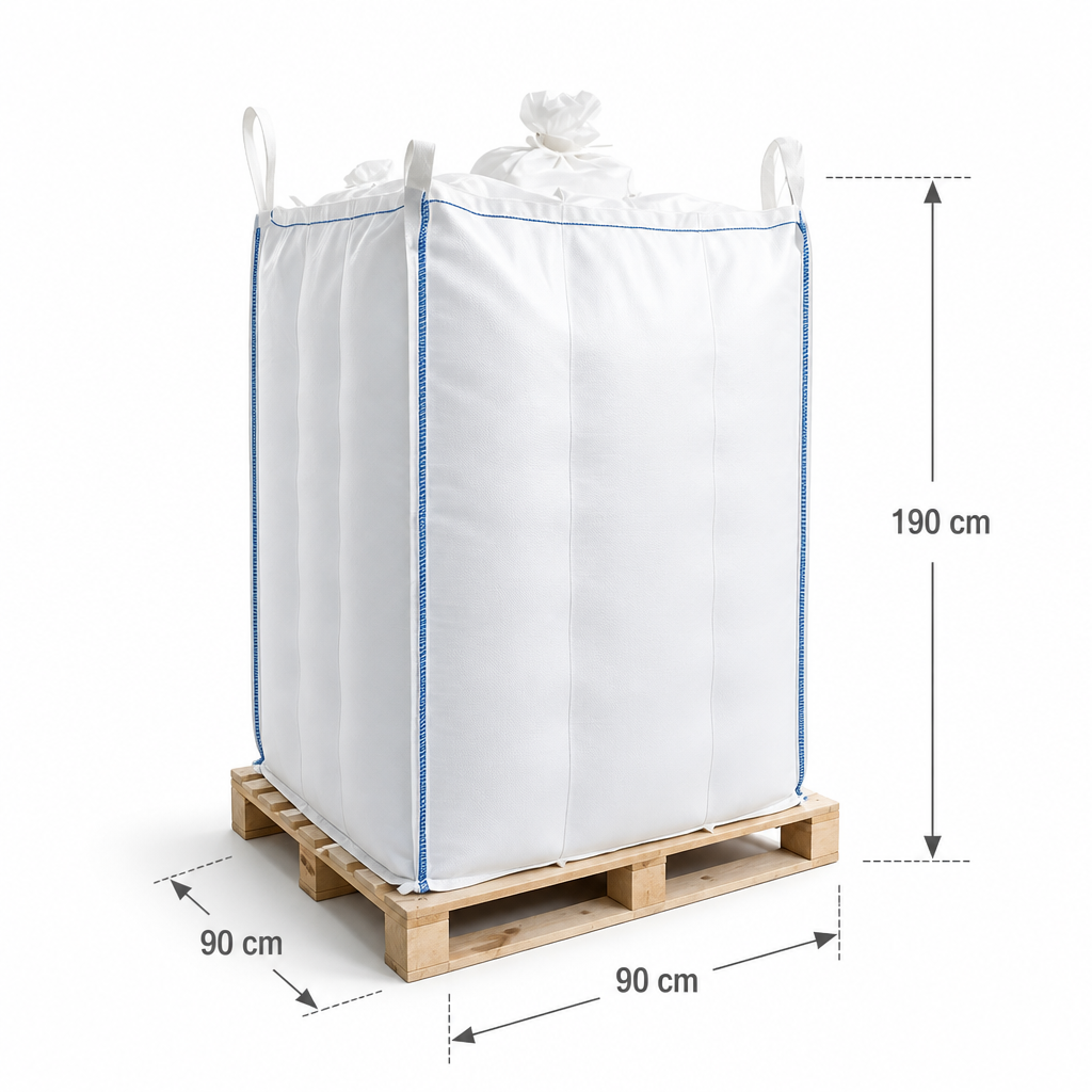 FIBC Jumbo Bags for Automatic Filling Lines, Cut Cost for Continuous Feeding
